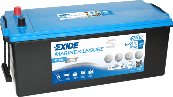 Hovedbilde EXIDE Dual AGM EP2100 240Ah