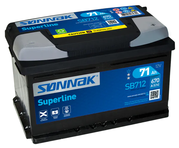 Hovedbilde Sønnak Superline SB712. 71Ah. ...