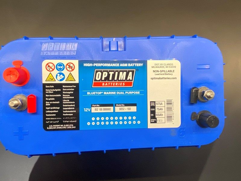 Optima BlueTop AGM DC 5.5L 12V 75Ah