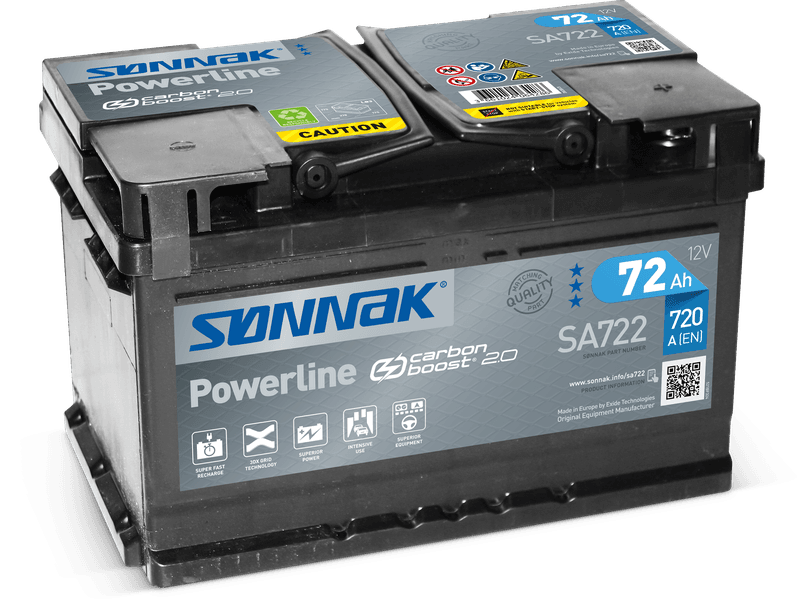 Sønnak Powerline SA722 72Ah