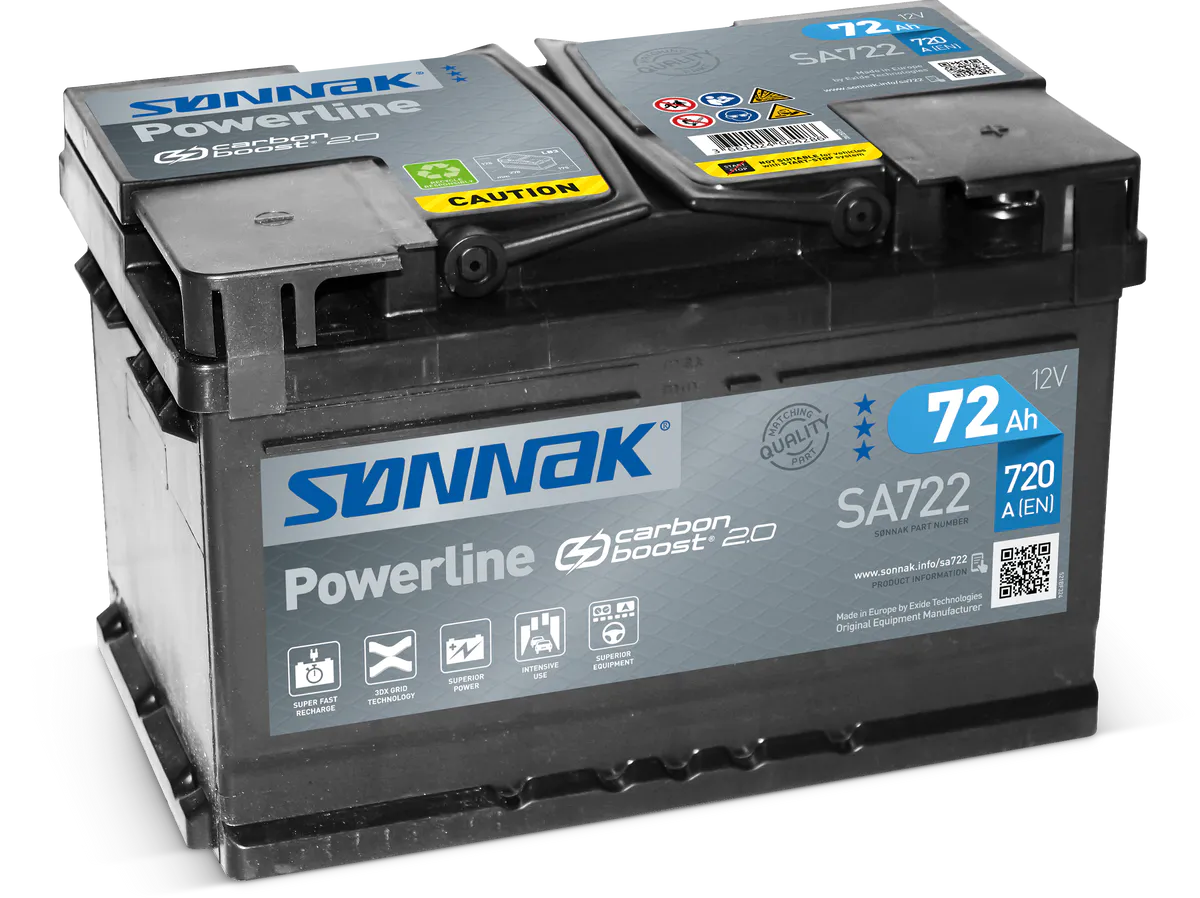 Sønnak Powerline SA722 72Ah
